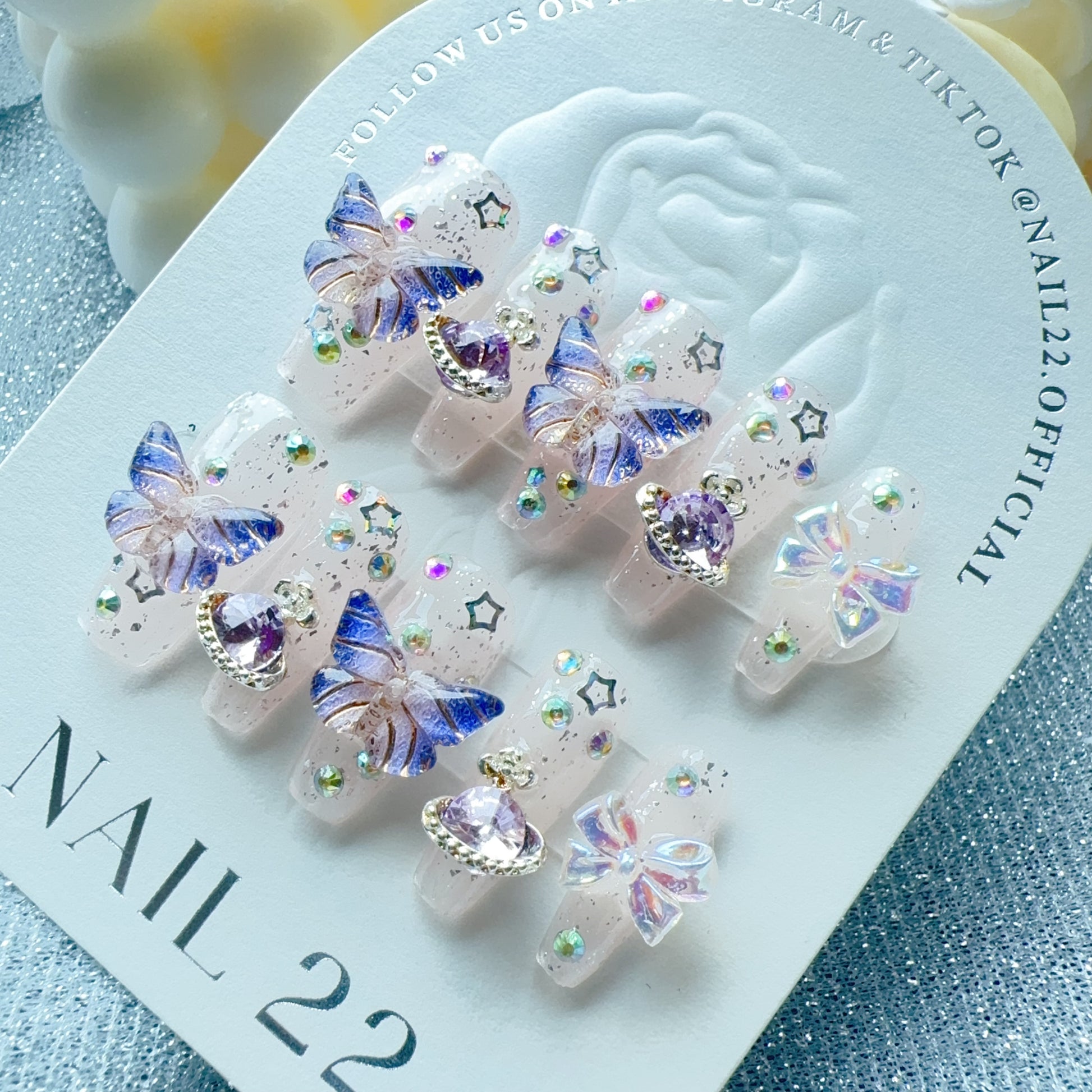 Violet - False nails - Nail 22 Official