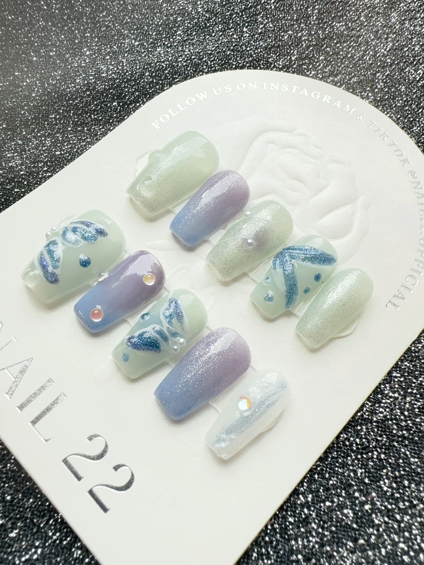 Ocean Treasure - False nails - Nail 22 Official