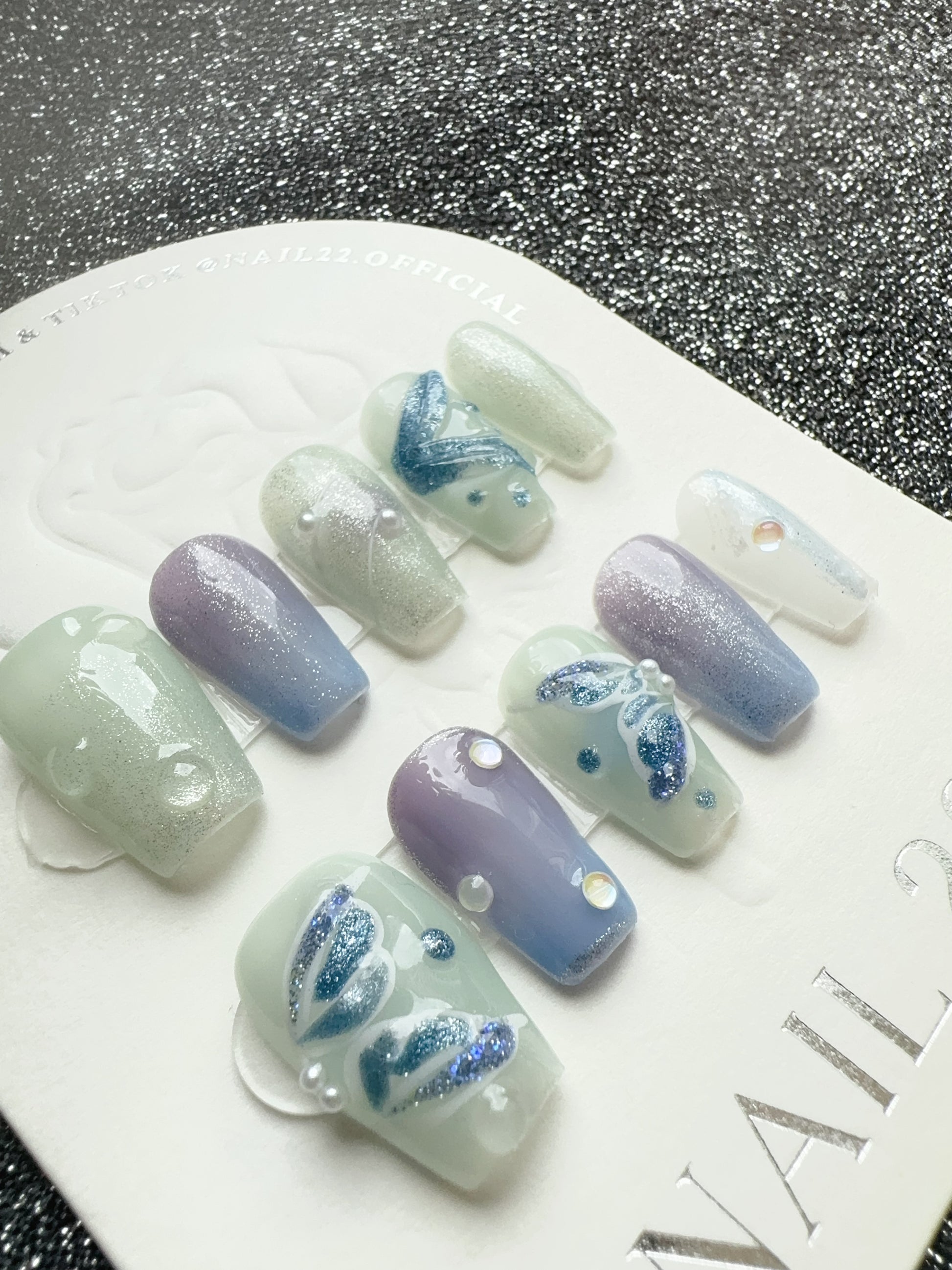 Ocean Treasure - False nails - Nail 22 Official