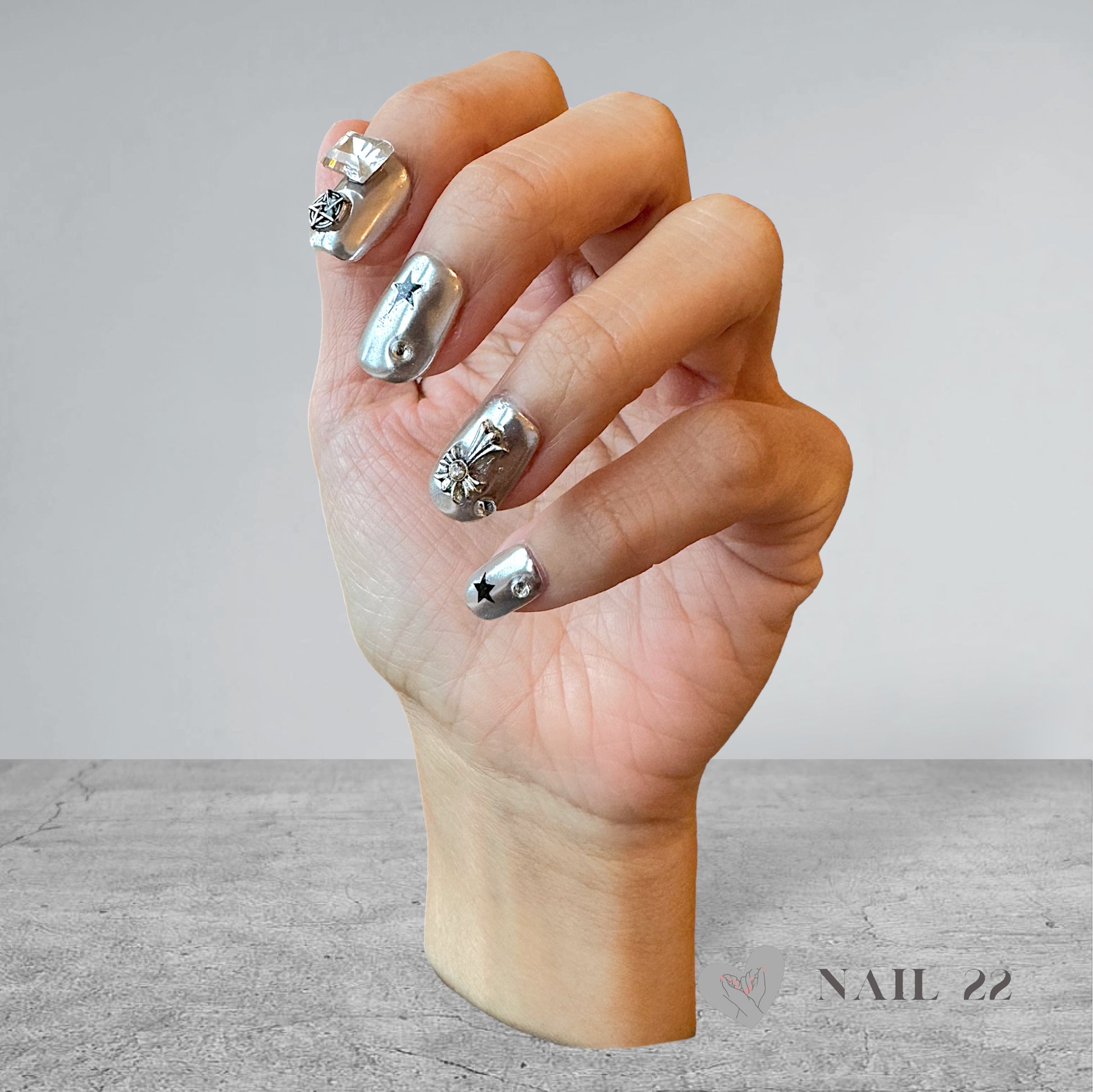 Silver Stone - False nails - Nail 22 Official