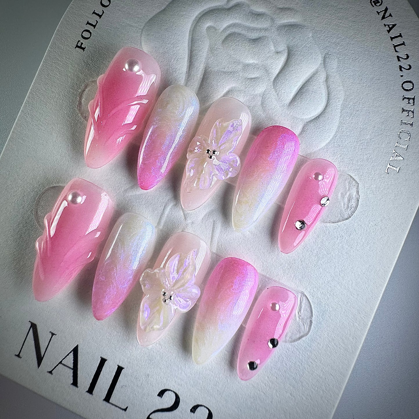 Magenta Sparkle - False nails - Nail 22 Official