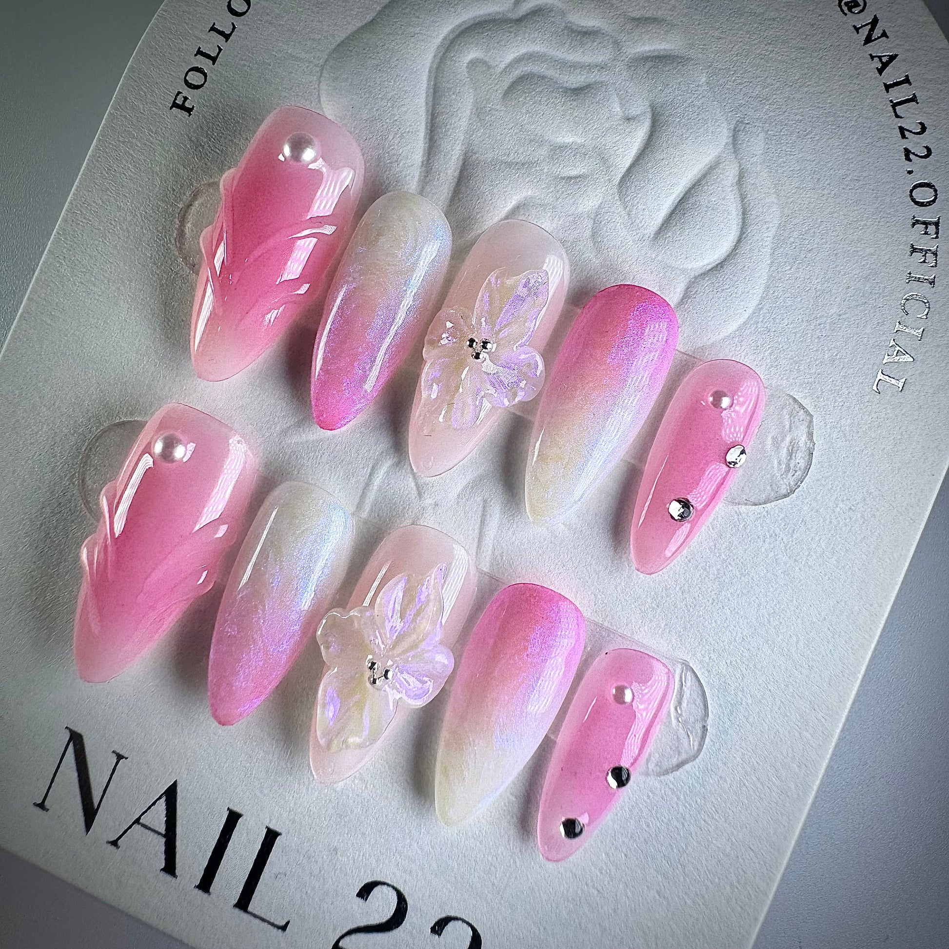 Magenta Sparkle - False nails - Nail 22 Official