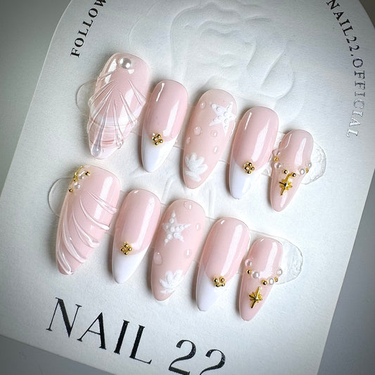 Mermaid Dress - False nails - Nail 22 Official