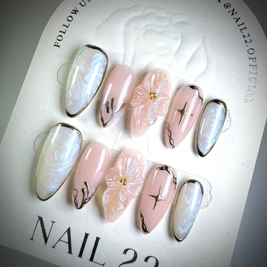 Beachside Sparkle - False nails - Nail 22 Official