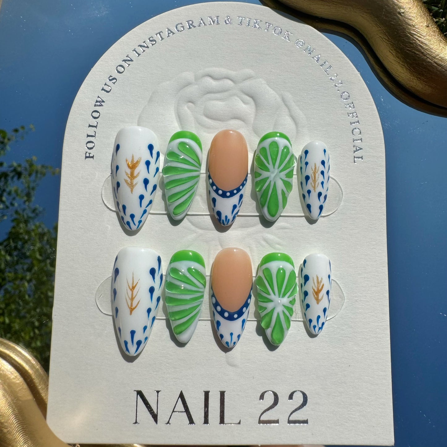 Lime Fun - False nails - Nail 22 Official