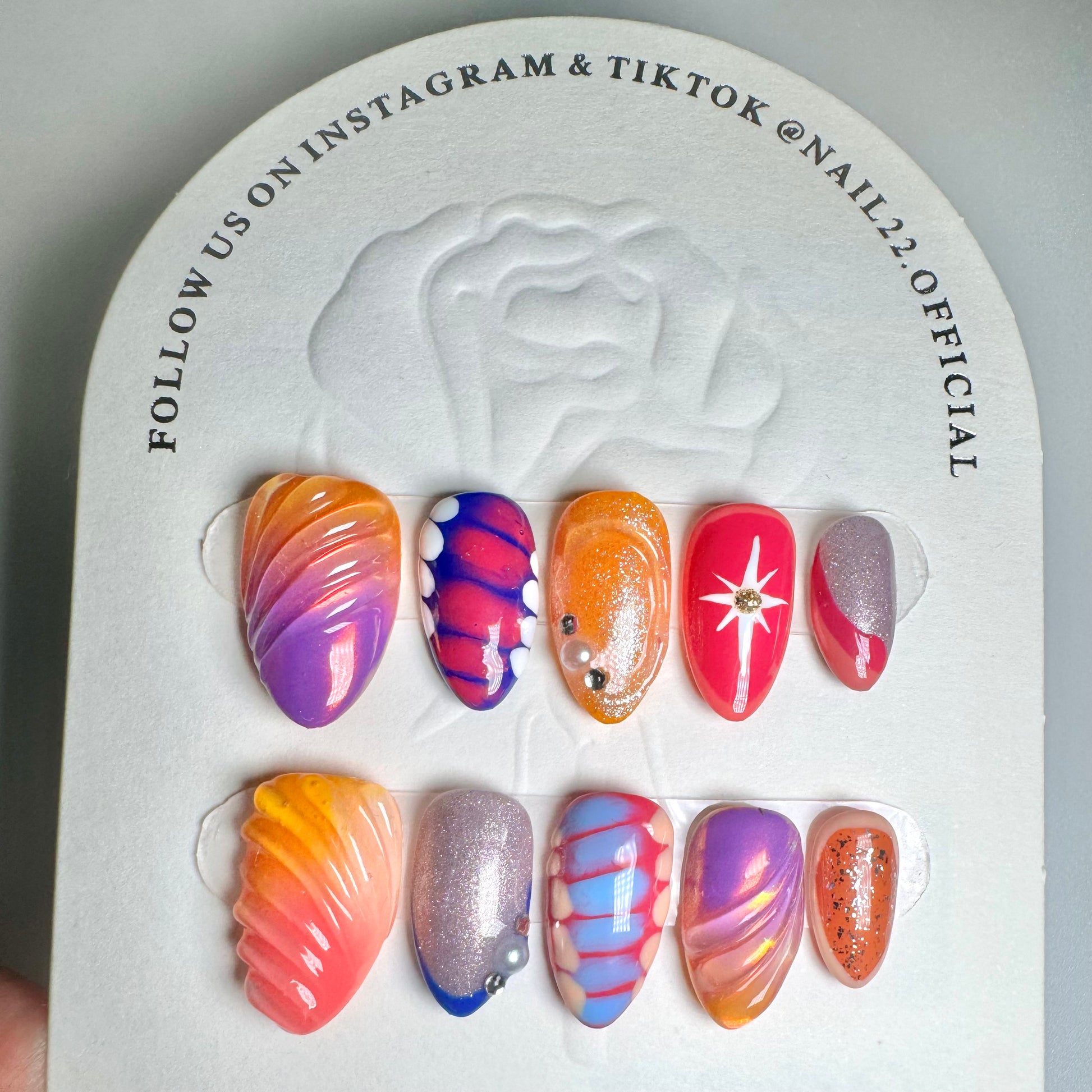 Tropical Twist - False nails - Nail 22 Official