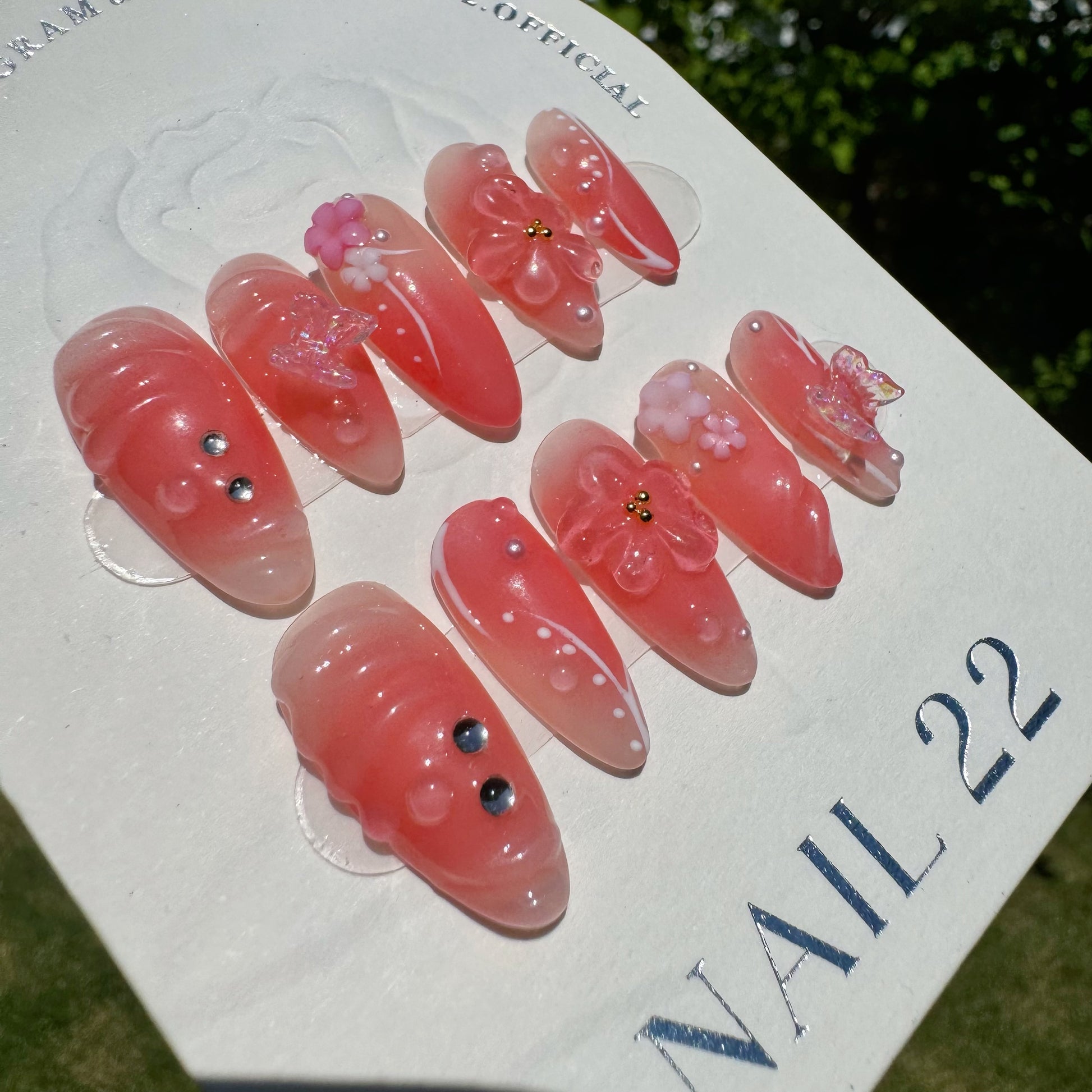 Malibu Blush - False nails - Nail 22 Official