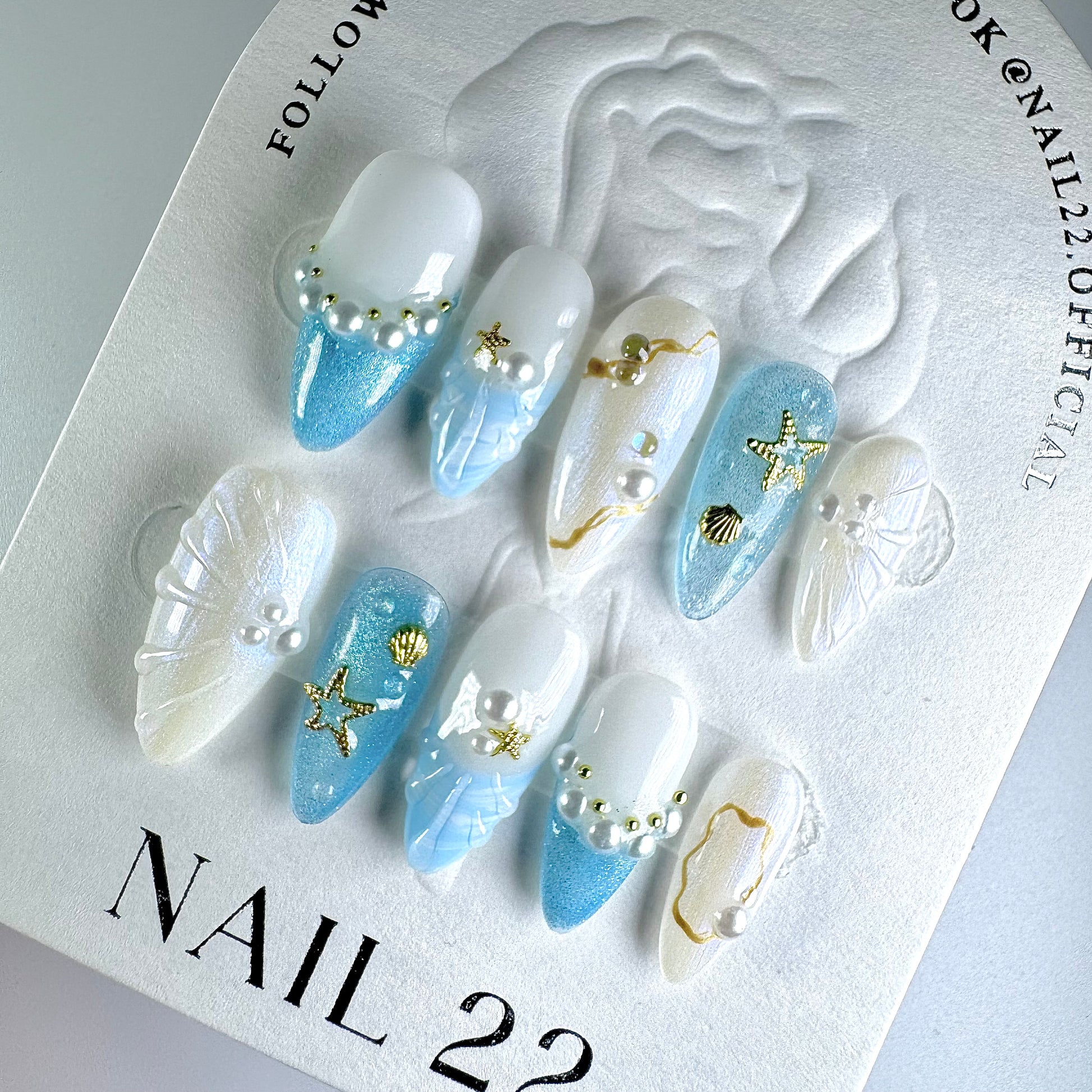 Mermaid Pearl - False nails - Nail 22 Official