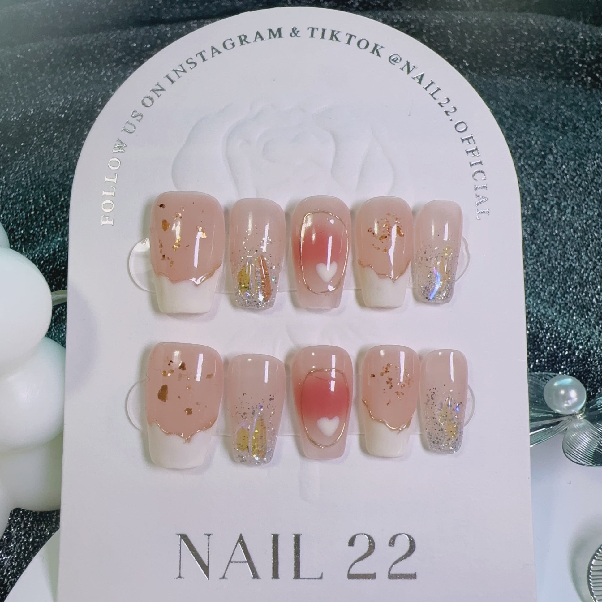 Strawberry Sundae - False nails - Nail 22 Official