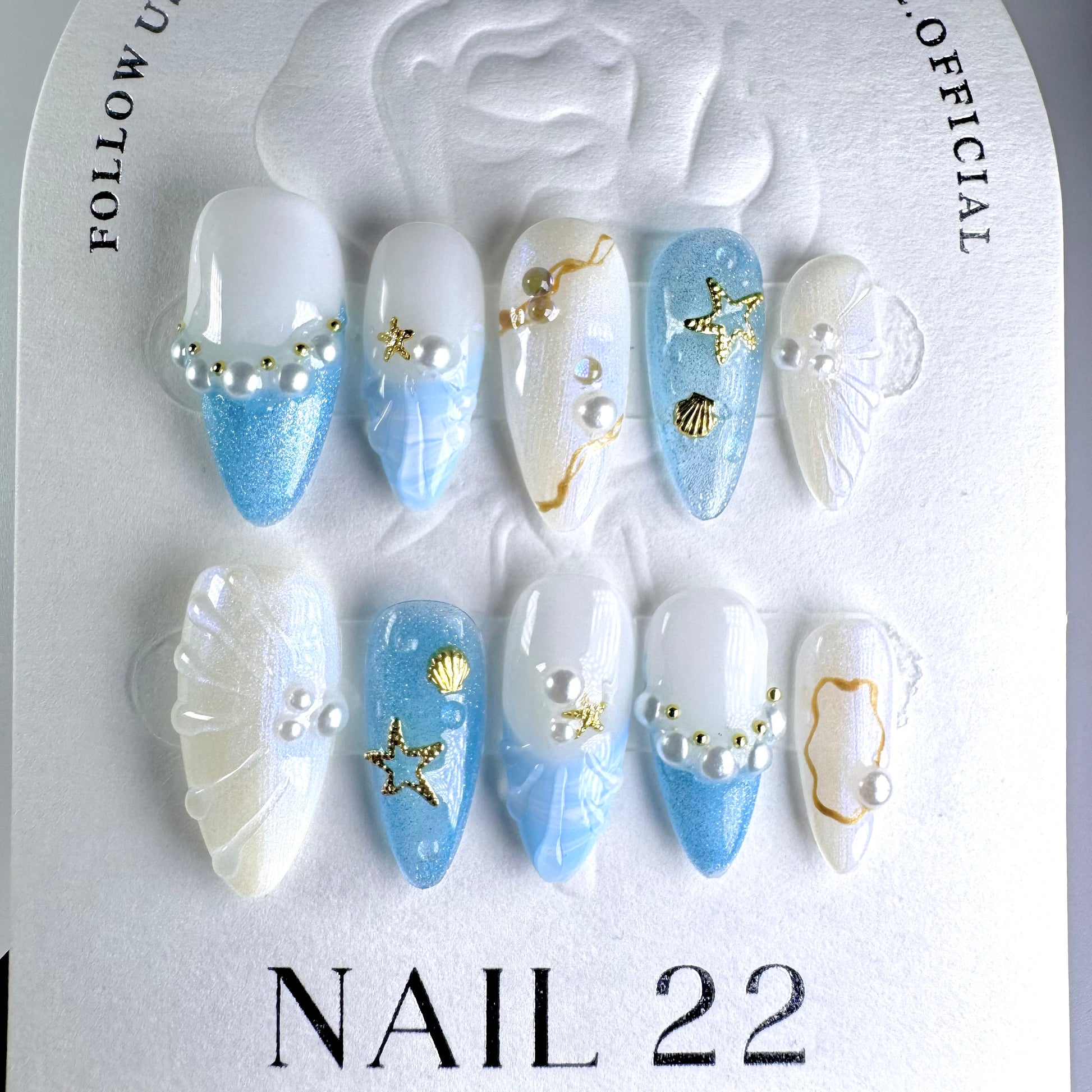 Mermaid Pearl - False nails - Nail 22 Official