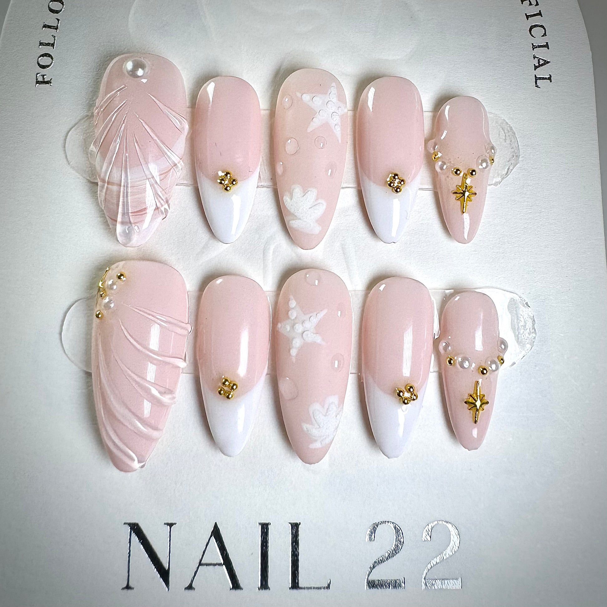 Mermaid Dress - False nails - Nail 22 Official