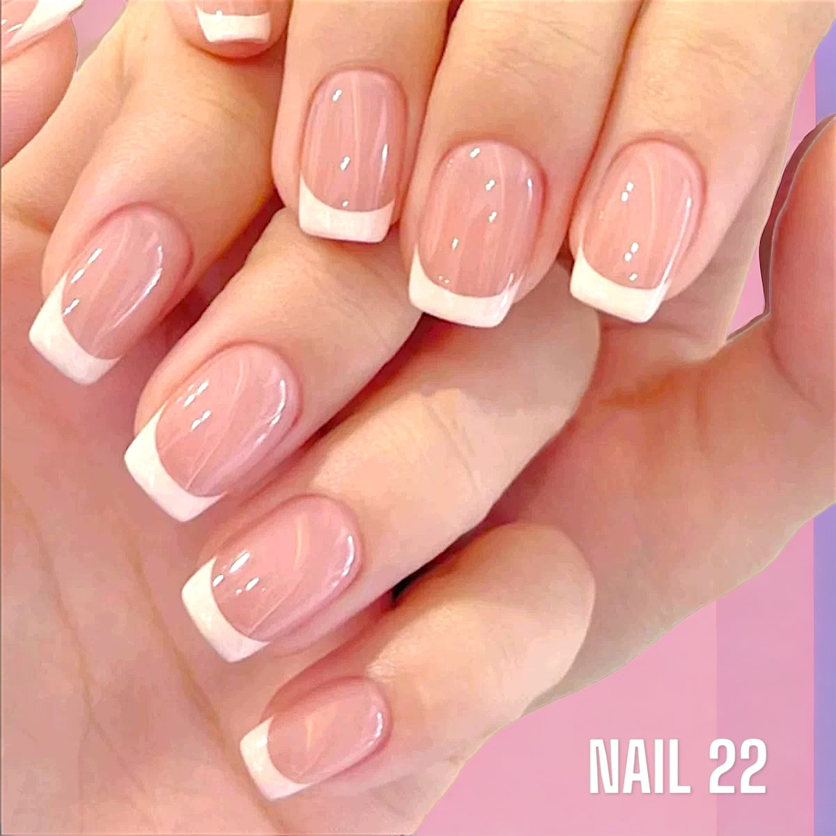 French Tip - False nails - Nail 22 Official