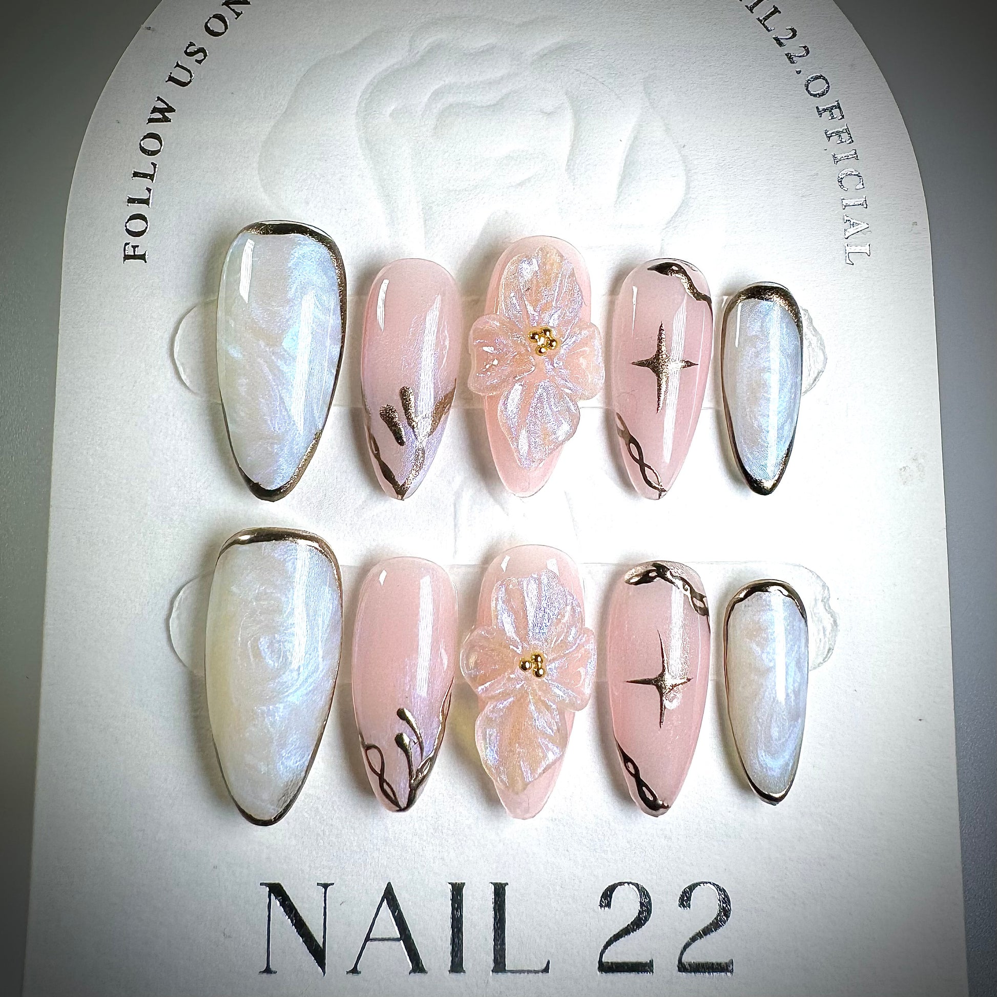 Beachside Sparkle - False nails - Nail 22 Official