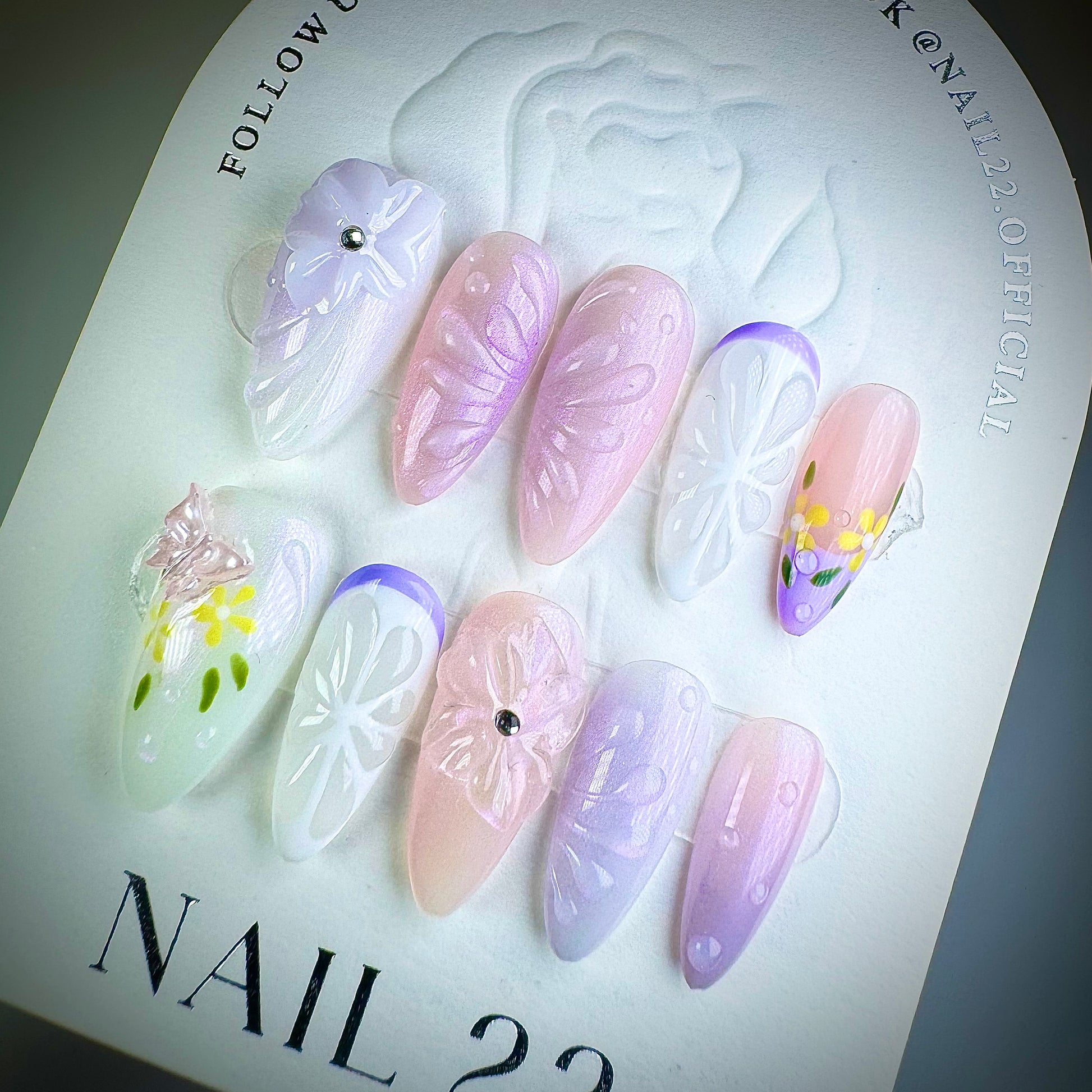 Fairy Romance - False nails - Nail 22 Official