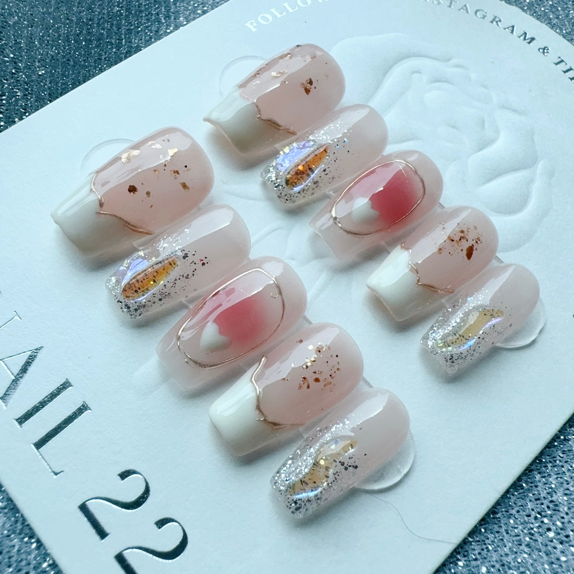 Strawberry Sundae - False nails - Nail 22 Official