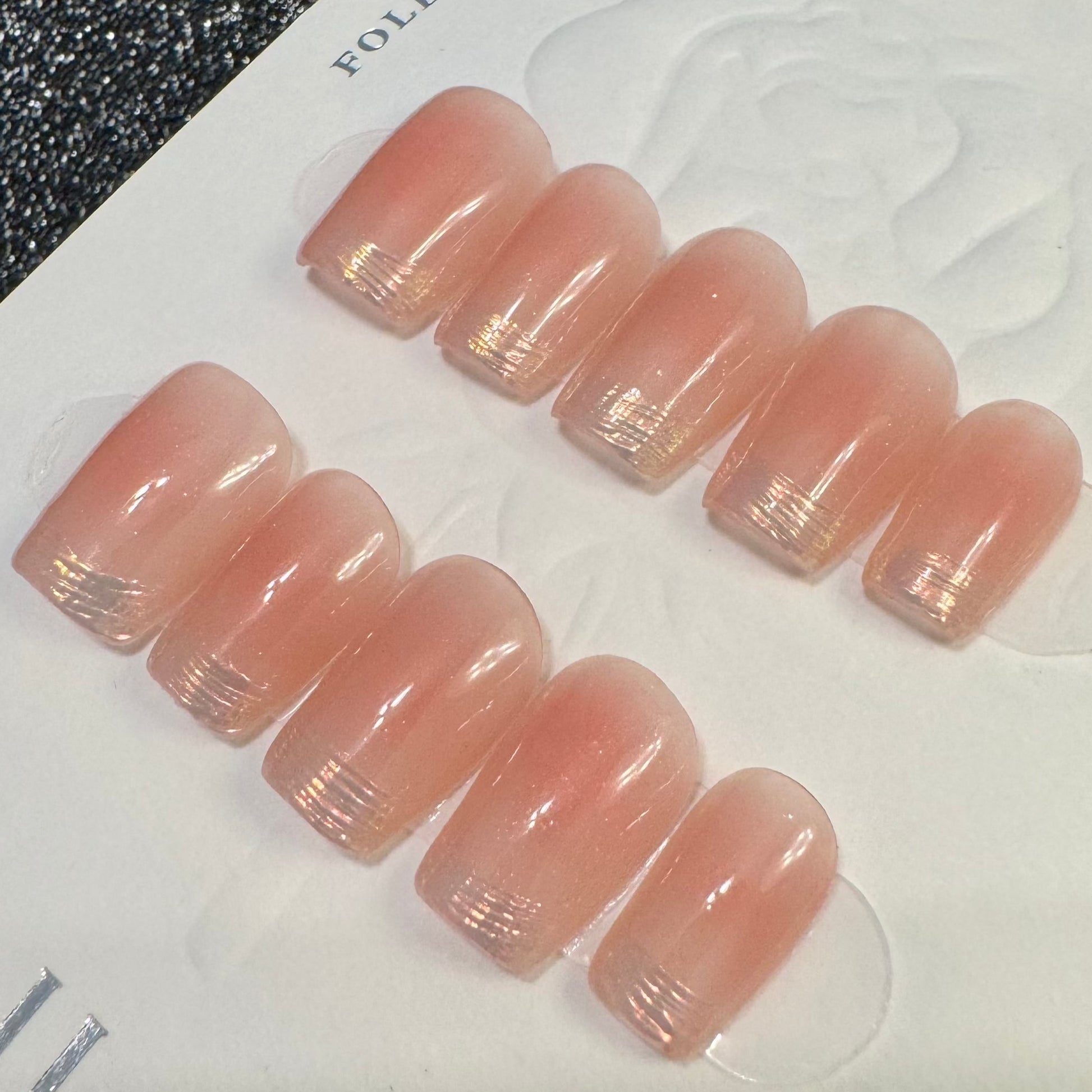 Pink Sunset - False nails - Nail 22 Official