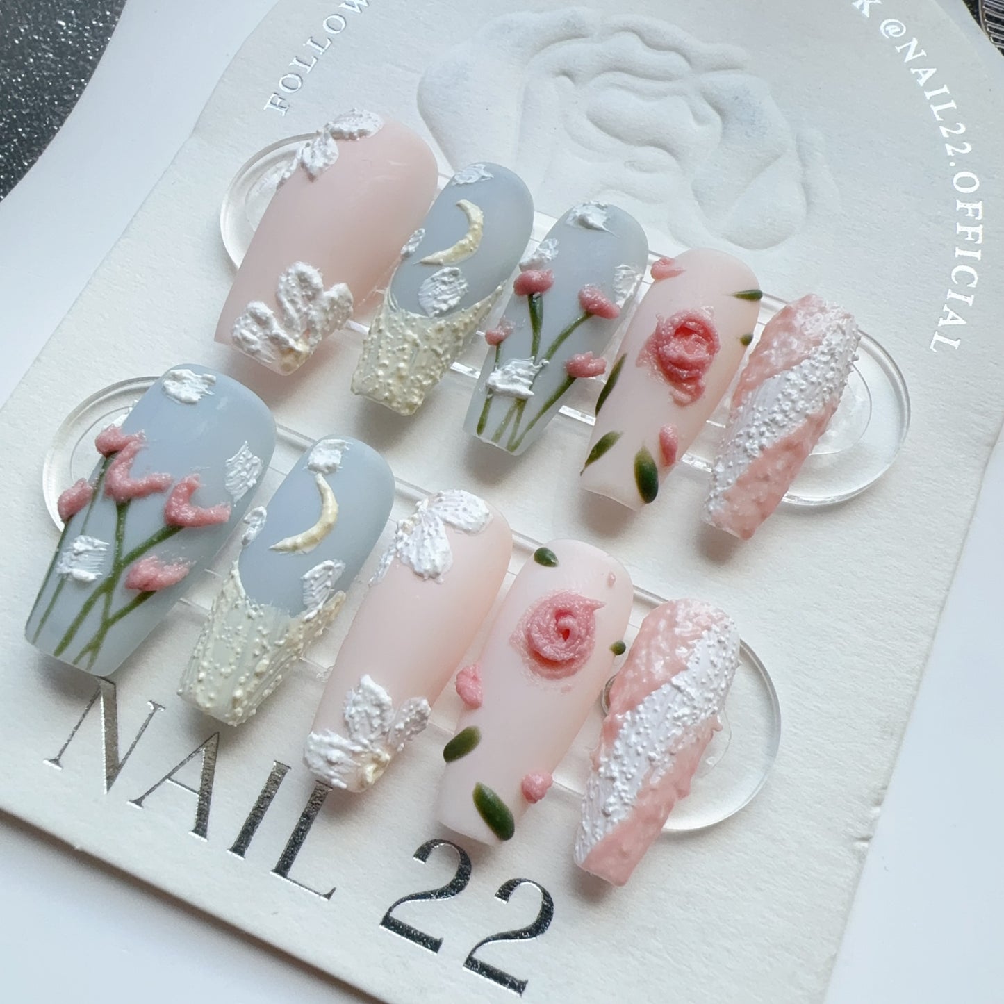 Spring Fun - False nails - Nail 22 Official