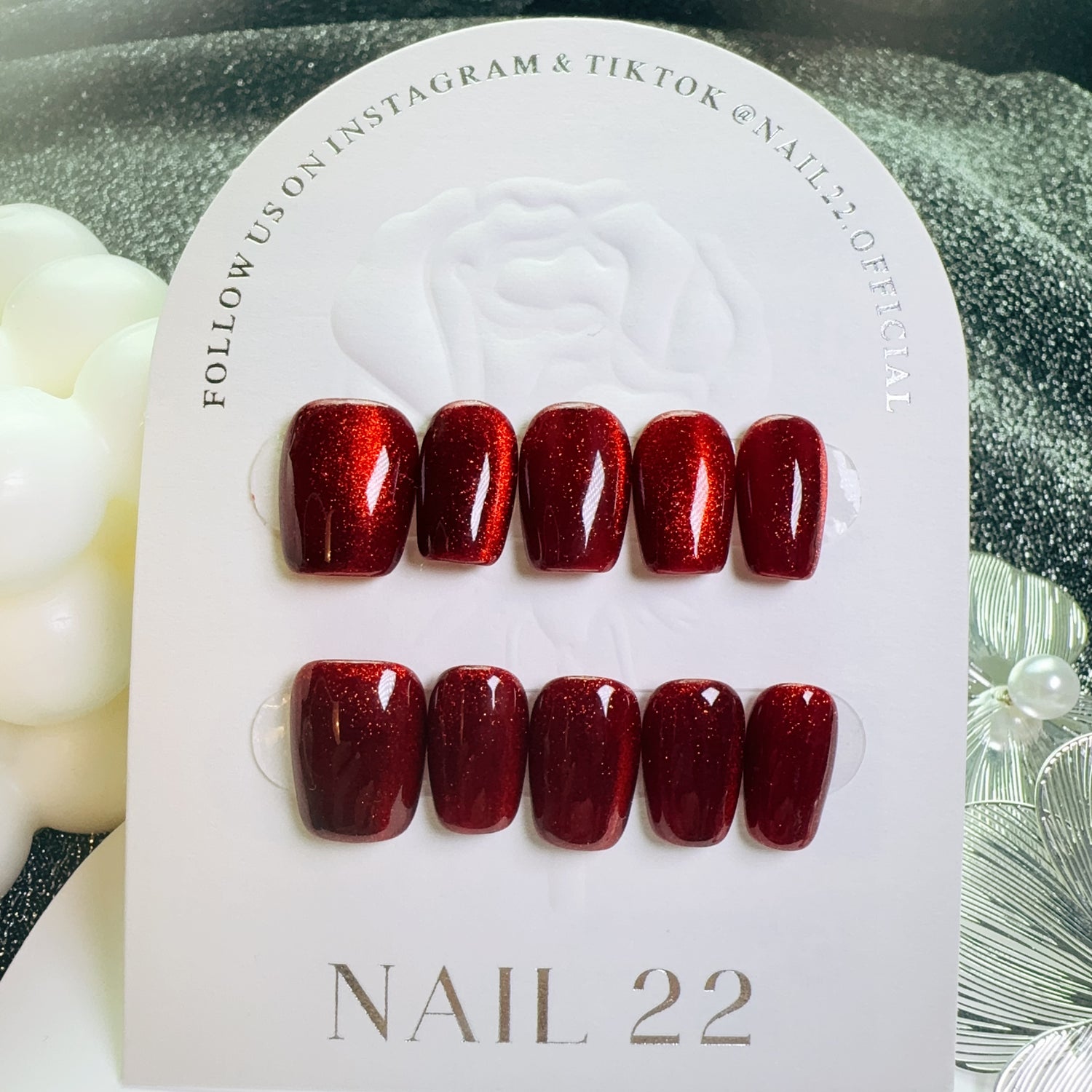 Ruby - False nails - Nail 22 Official