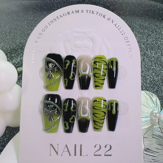 Green Mist - False nails - Nail 22 Official