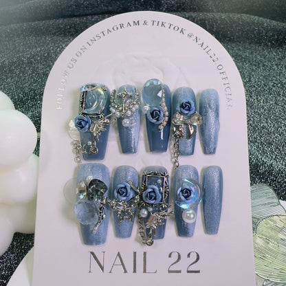 Blue Royal - False nails - Nail 22 Official