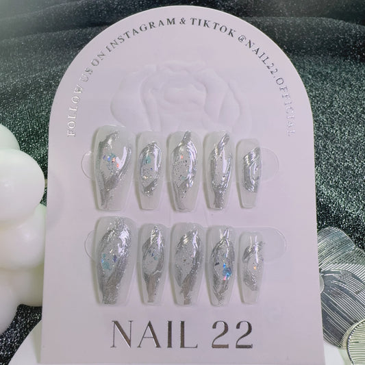 Arctic Glacier - False nails - Nail 22 Official