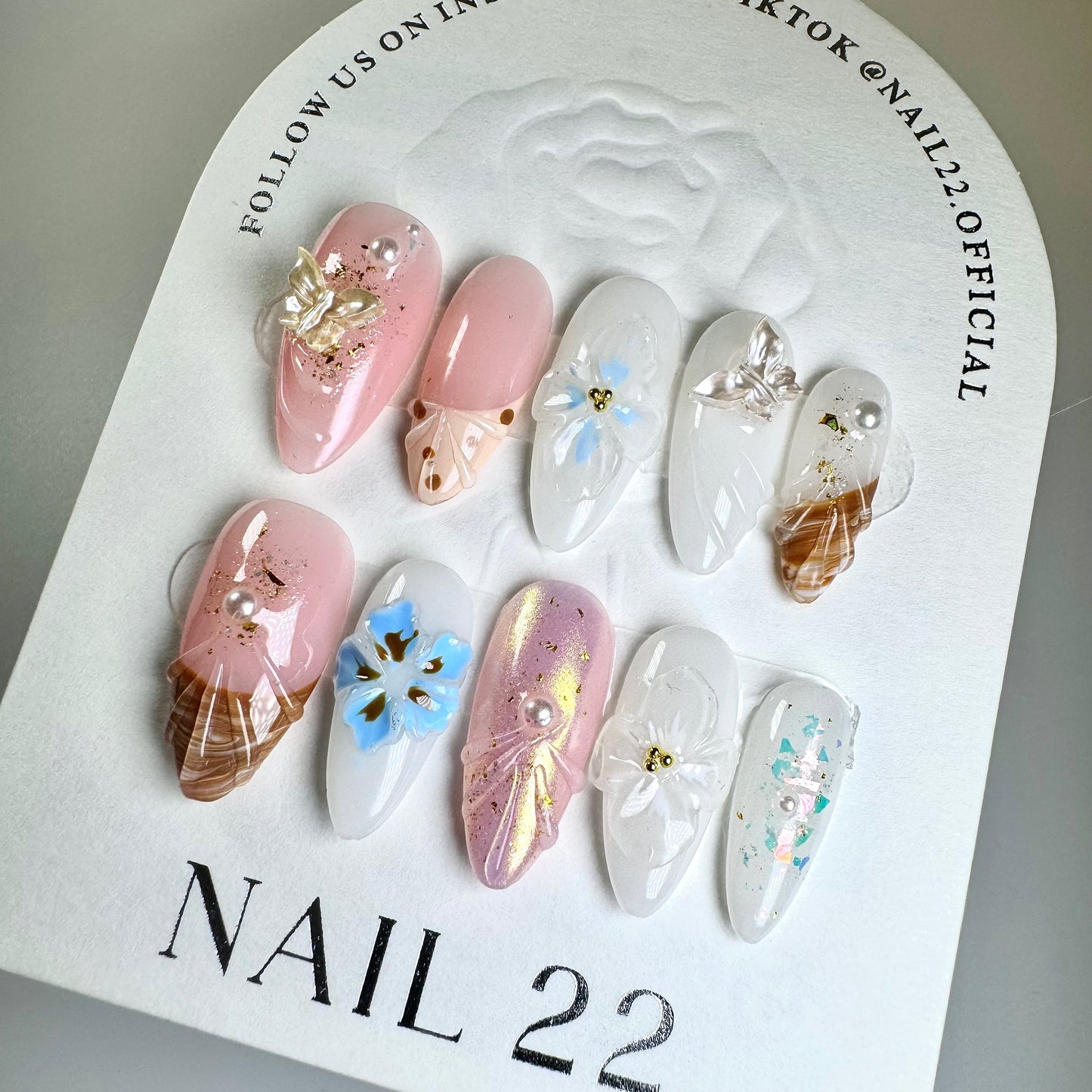 Marine Heart - False nails - Nail 22 Official