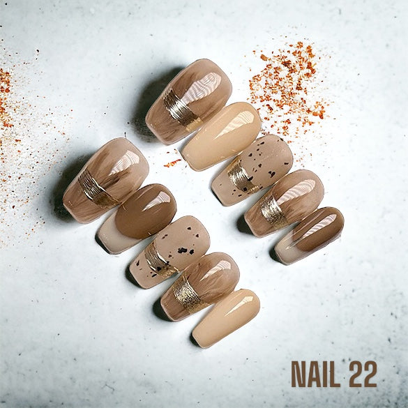 Autumn Amber - False nails - Nail 22 Official