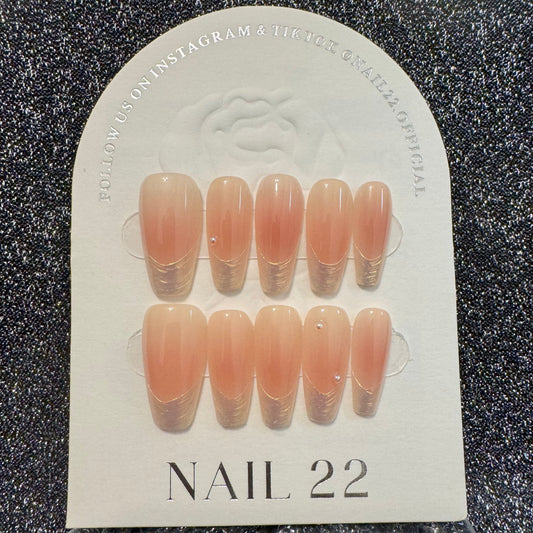 Sunset - False nails - Nail 22 Official