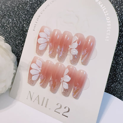 Floral Pink - False nails - Nail 22 Official