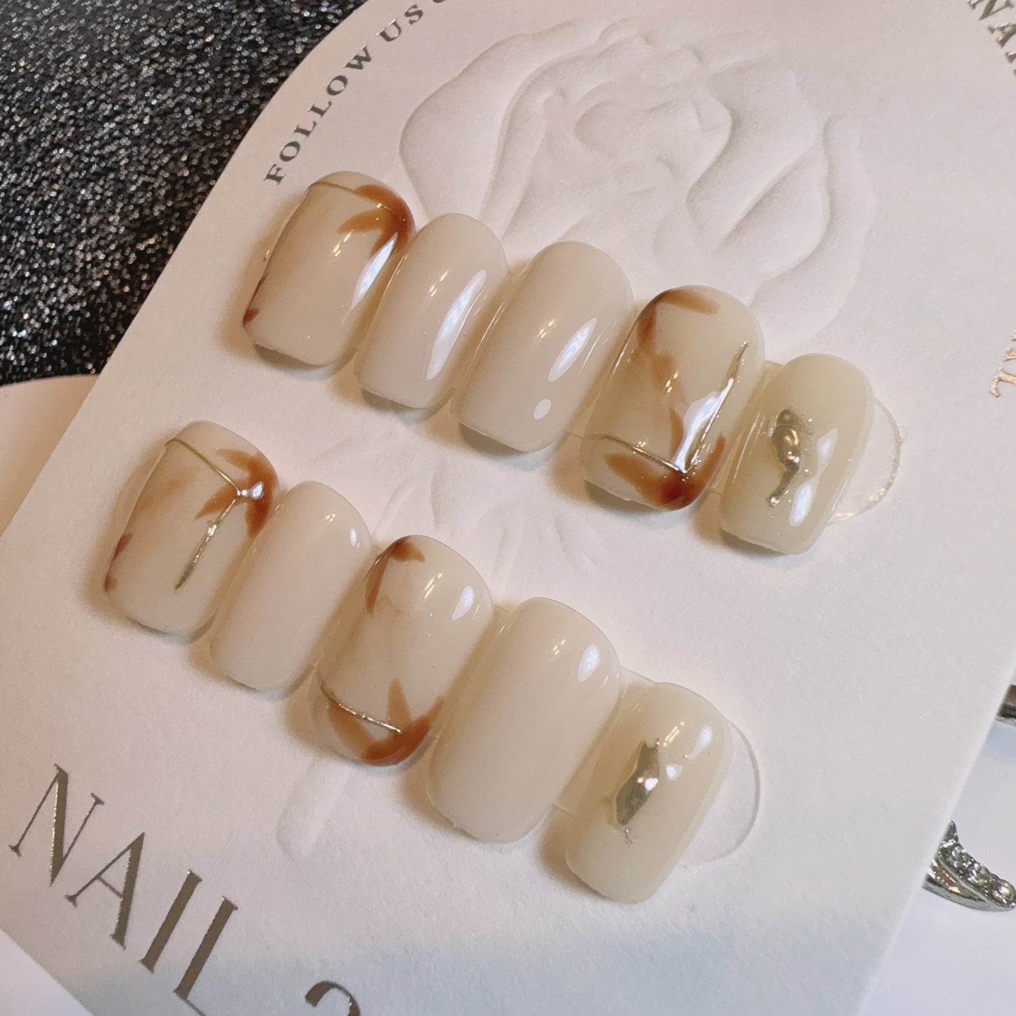 Maple - False nails - Nail 22 Official