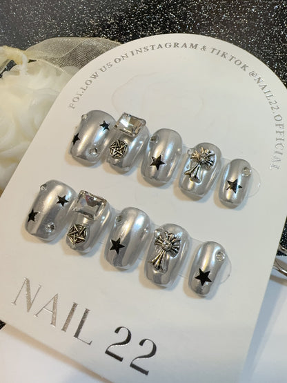 Silver Stone - False nails - Nail 22 Official