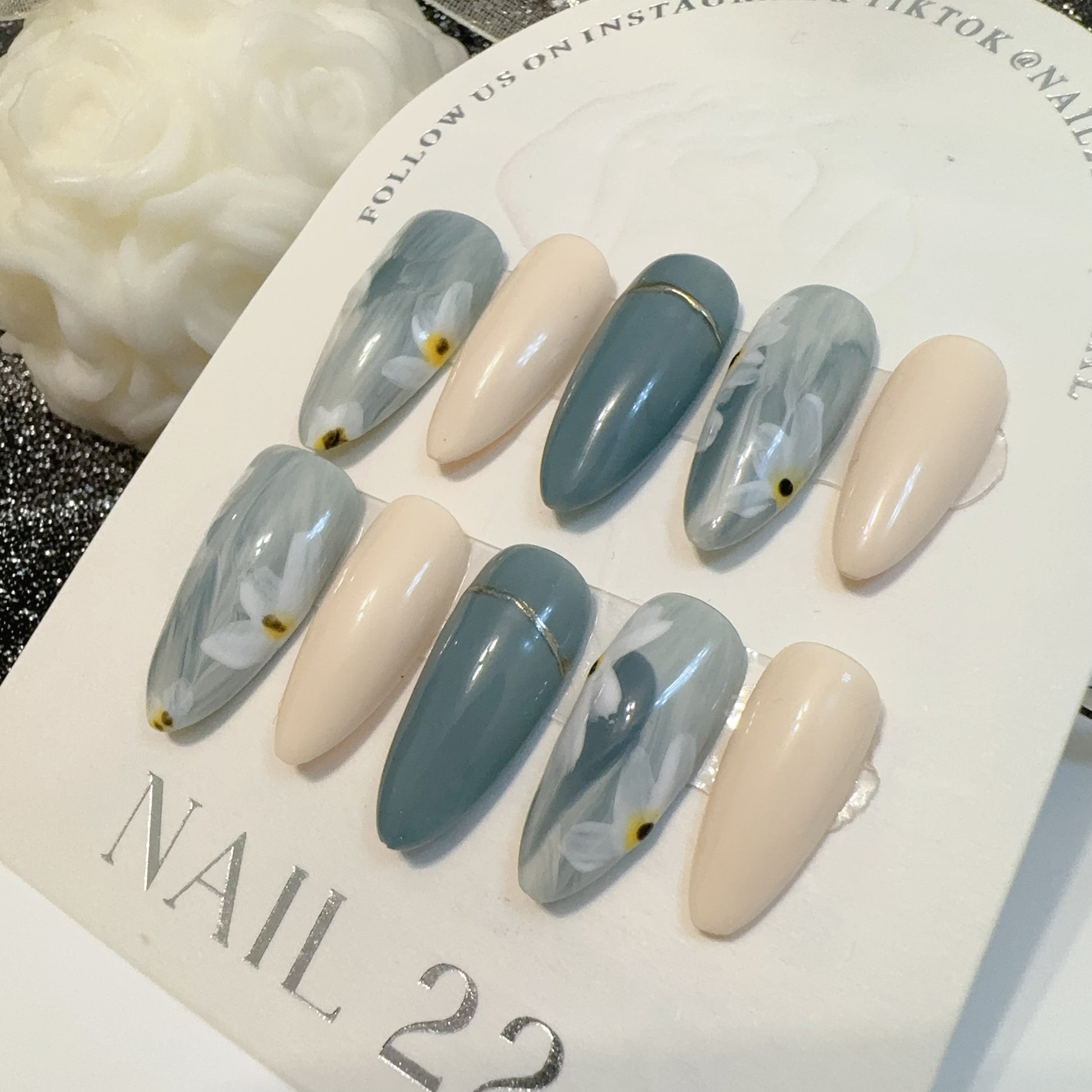 Spring Garden - False nails - Nail 22 Official