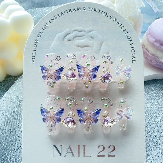 Violet - False nails - Nail 22 Official