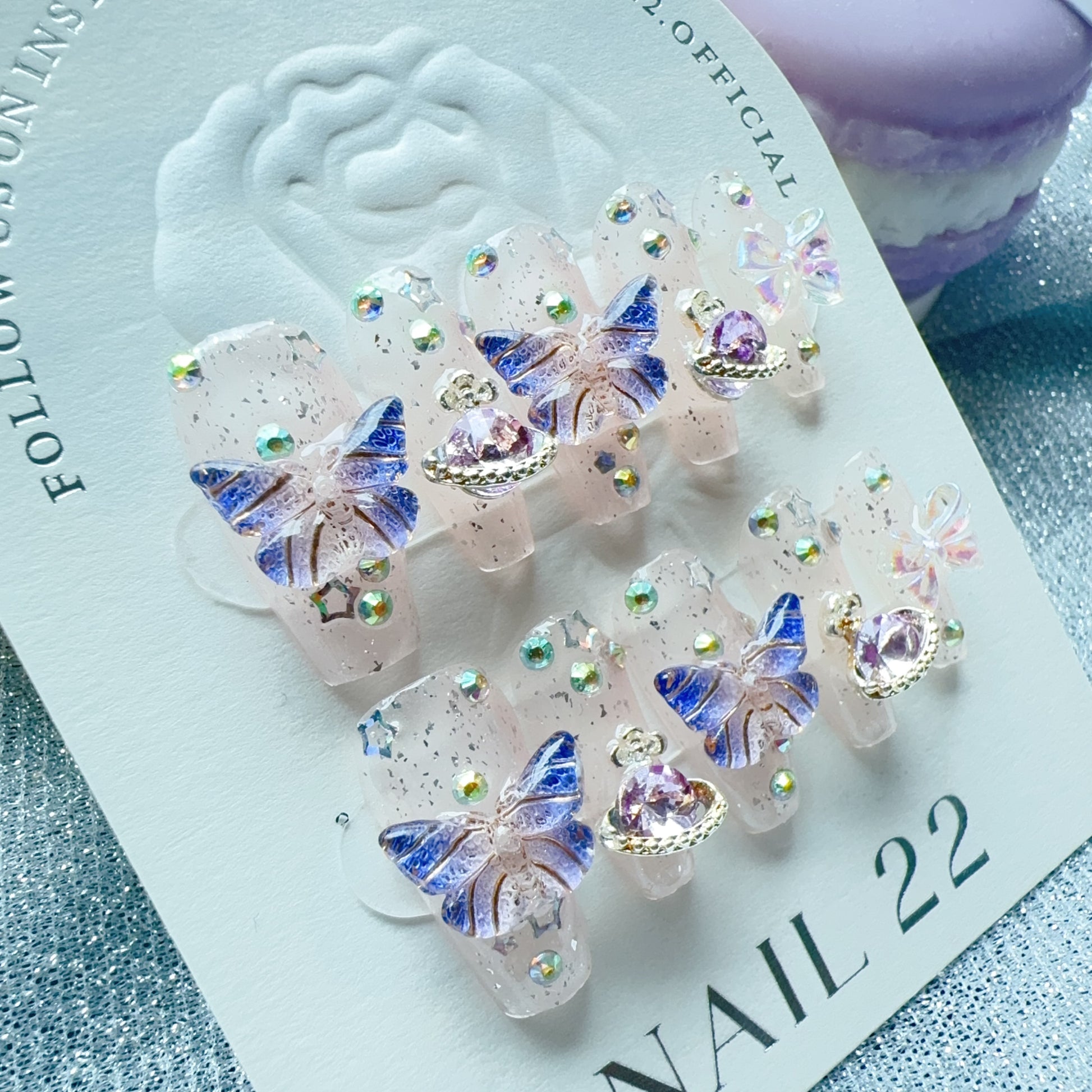 Violet - False nails - Nail 22 Official