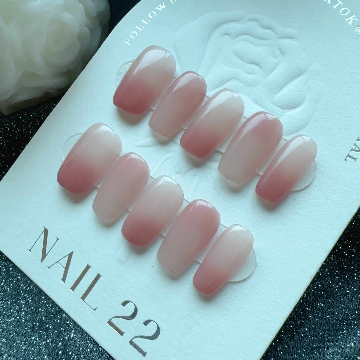 Peach - False nails - Nail 22 Official