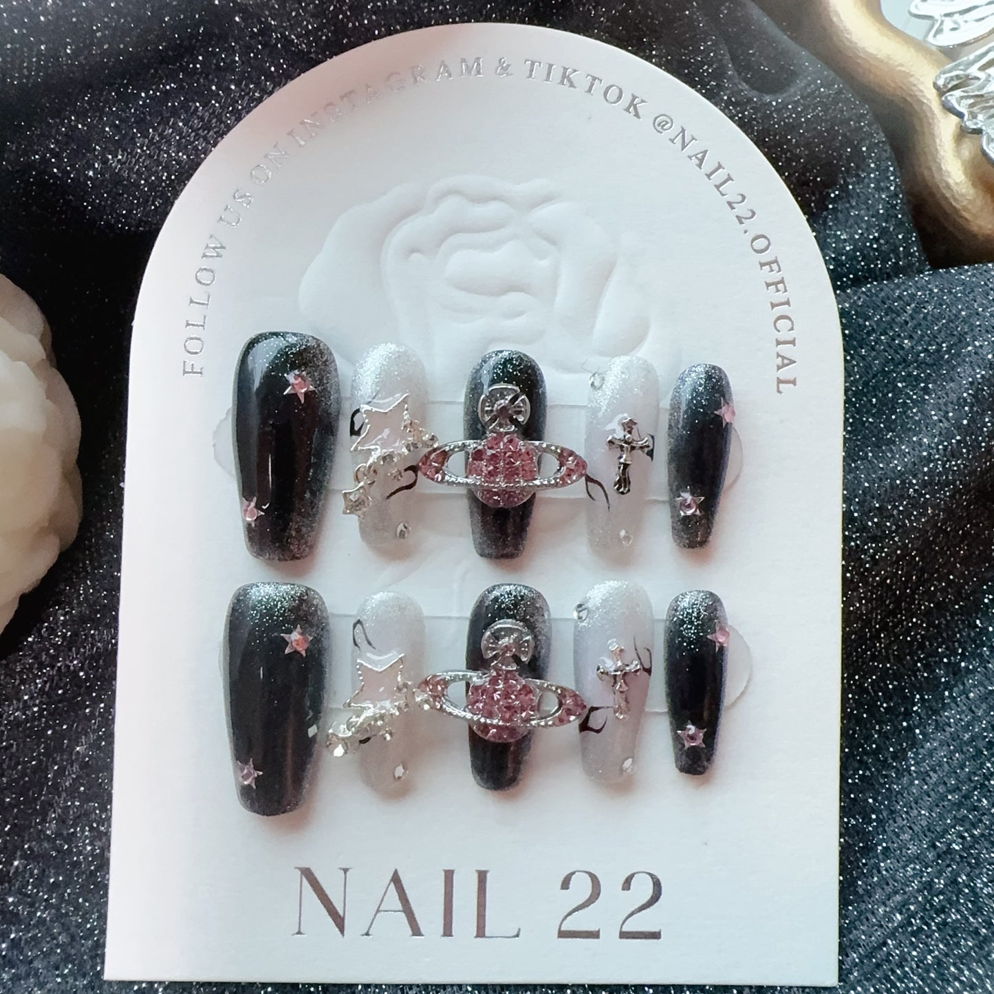 Fancy Galaxy - False nails - Nail 22 Official