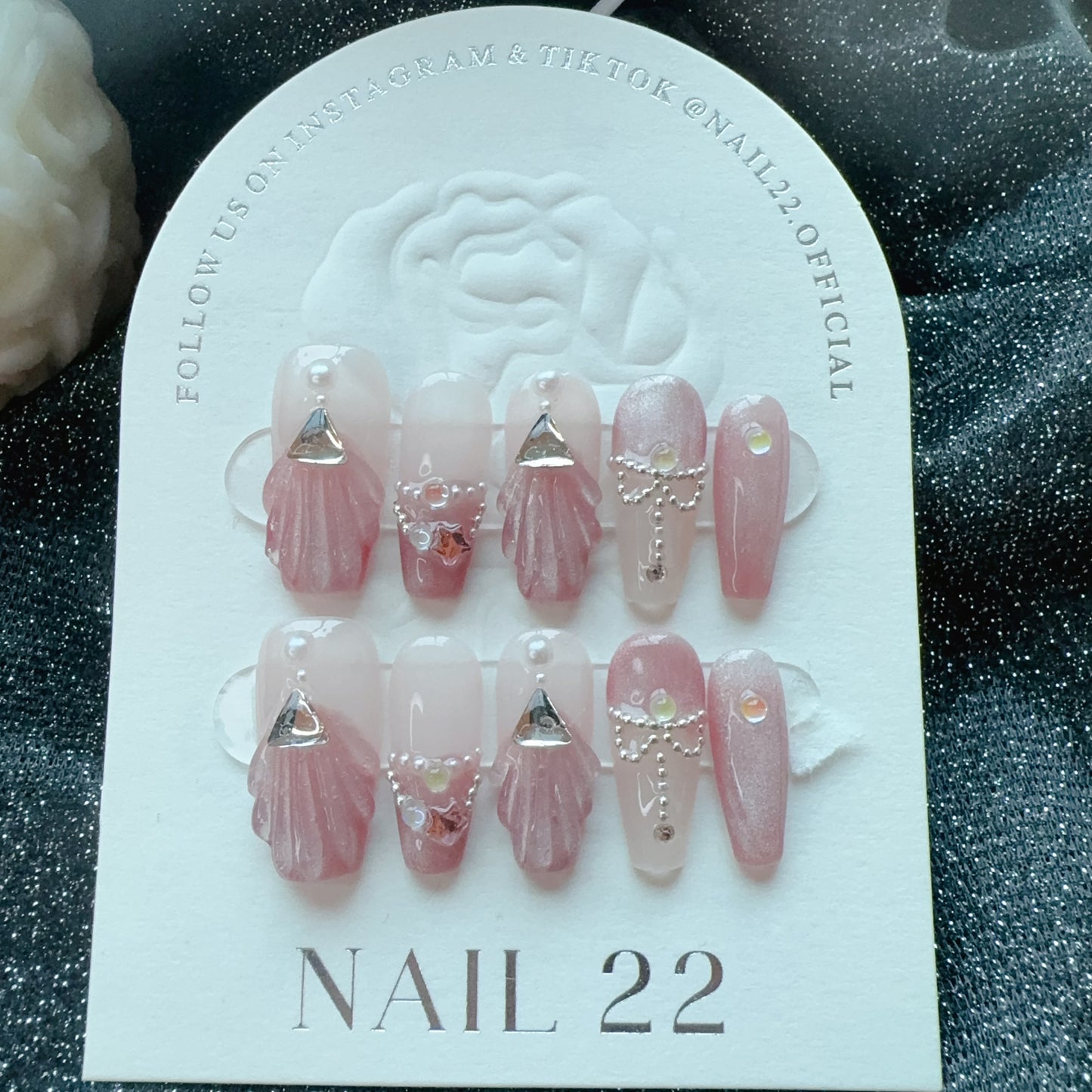 Shell Delight - False nails - Nail 22 Official