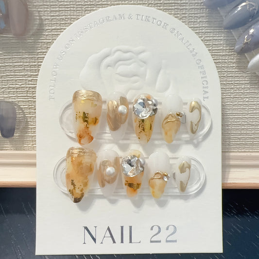 24K Magic - False nails - Nail 22 Official