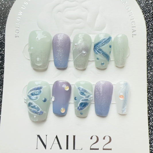 Ocean Treasure - False nails - Nail 22 Official