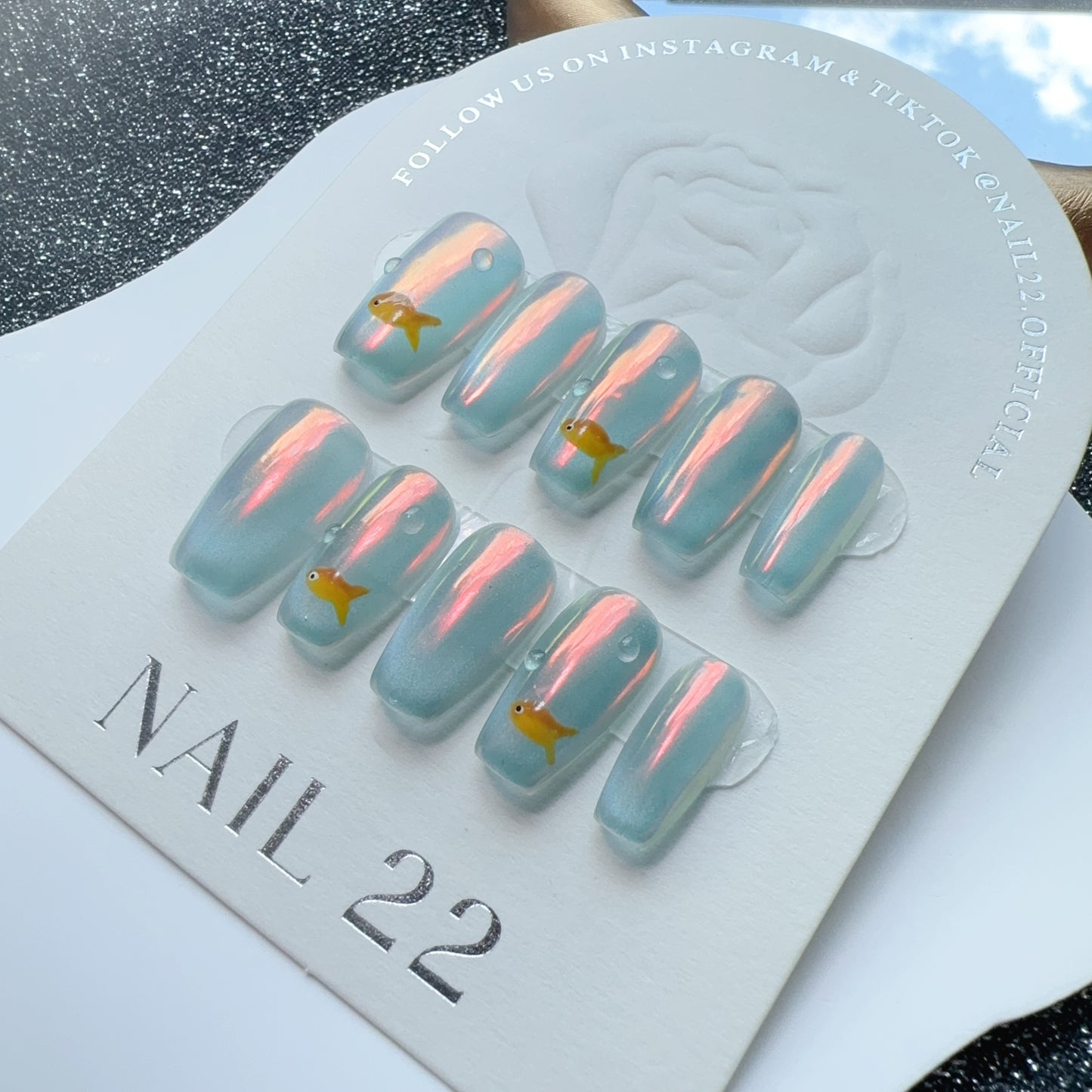 Fish Tank - False nails - Nail 22 Official