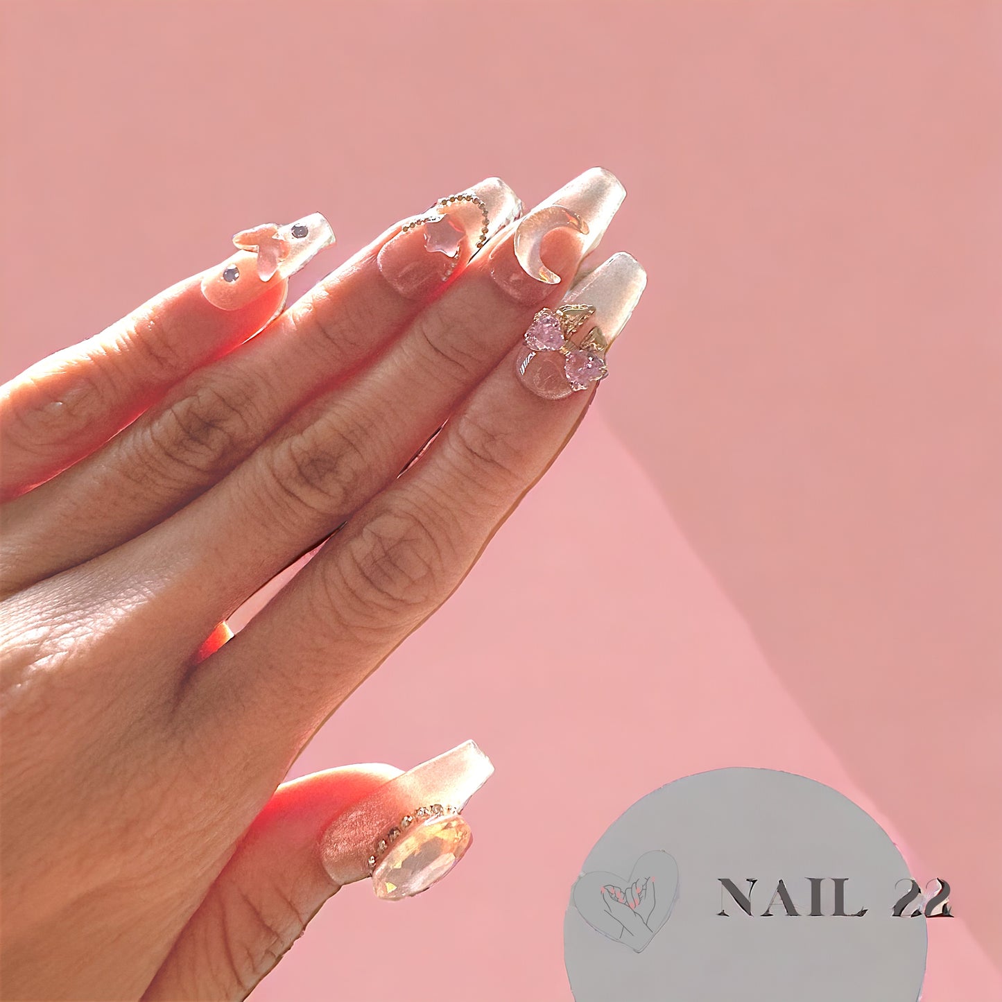 Butterfly Night - False nails - Nail 22 Official