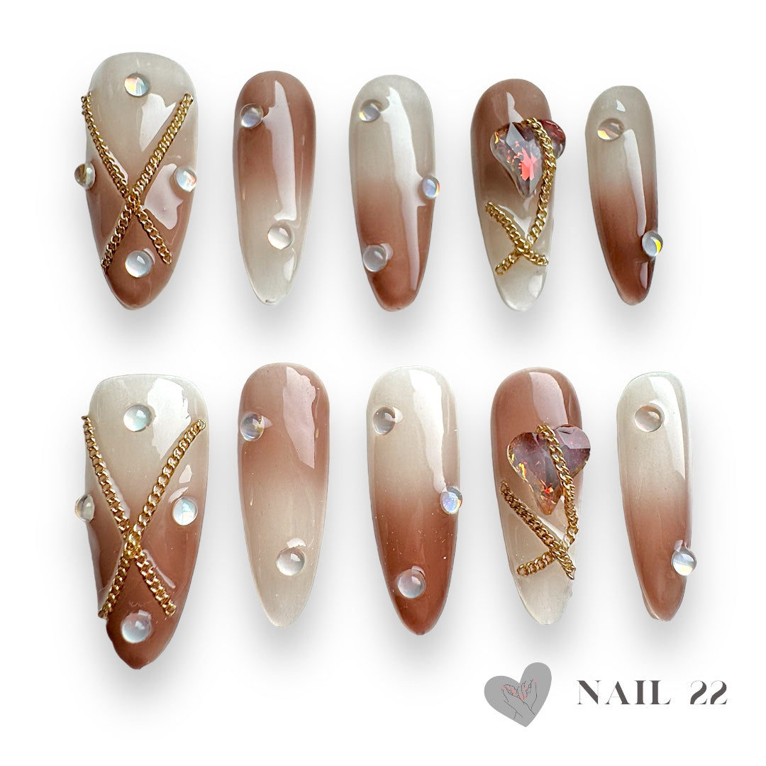 Autumn - False nails - Nail 22 Official